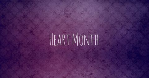 heart month awareness purple theme background - Download Free Stock Images Pikwizard.com
