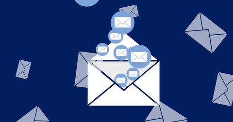 Creative Digital Communication Email Icon Design - Download Free Stock Images Pikwizard.com