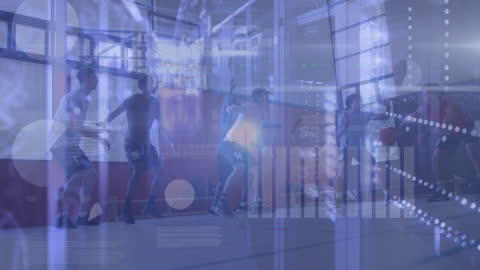 Dynamic Overlay of Data and Business People in Motion