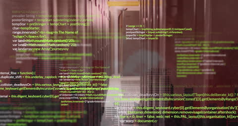 Digital Data Streams in Modern Server Room Environment