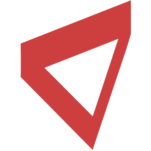 red triangle outline on transparent background - Download Free Stock Videos Pikwizard.com