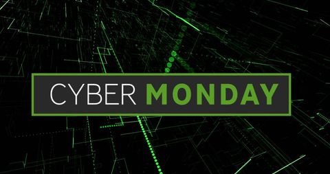 Cyber Monday Digital Sale Promotional Graphic - Download Free Stock Images Pikwizard.com