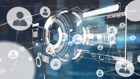 Digital Network Connections and Data Processing Interface