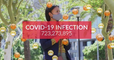 Woman Wearing Face Mask Amid COVID-19 Pandemic - Download Free Stock Images Pikwizard.com