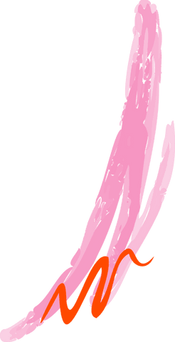 abstract pink and orange brush strokes on transparent conceptual backdrop - Download Free Stock Videos Pikwizard.com