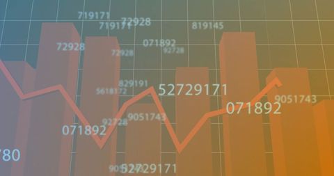 Financial Data Analysis with Dynamic Growth Charts - Download Free Stock Images Pikwizard.com