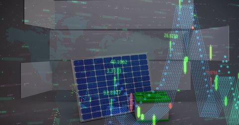 Clean Energy Statistics Amid Market Trends - Download Free Stock Images Pikwizard.com