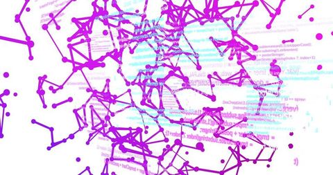 Abstract Digital Network Background with Data Structures - Download Free Stock Images Pikwizard.com