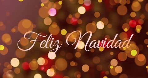 Festive Christmas Greetings with Glowing Lights - Download Free Stock Images Pikwizard.com