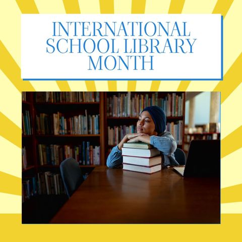 Pensive Woman in Library Reflecting on Education Stack of Books - Download Free Stock Templates Pikwizard.com