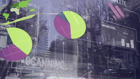 Modern City via Transparent Virtual Data Analytics Display