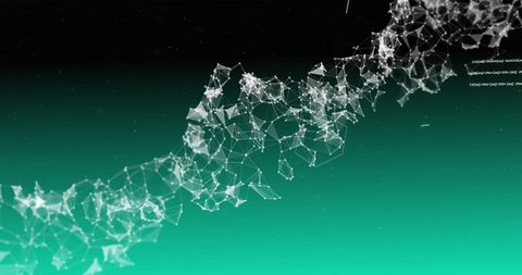 Abstract DNA Strand on Green Background Illustrating Data Connections - Download Free Stock Images Pikwizard.com