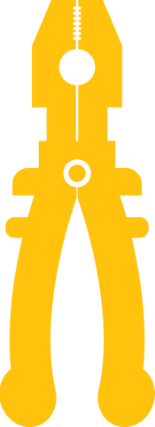 yellow pliers on transparent background, symbolic industrial tool illustration - Download Free Stock Videos Pikwizard.com