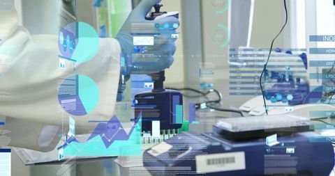 Innovative Data Science Intersected with Laboratory Research - Download Free Stock Images Pikwizard.com
