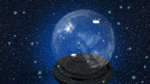 Magical Snow Globe Animation Bringing Holiday Cheer