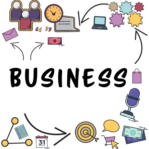 circular business workflow infographic on transparent background - Download Free Stock Videos Pikwizard.com
