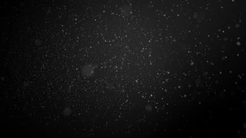 Snowfall Animation Over Black Background for Winter Themes