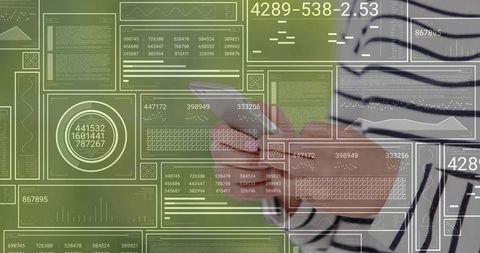 Digital Technology Interface with Smartphone and Data Visualization