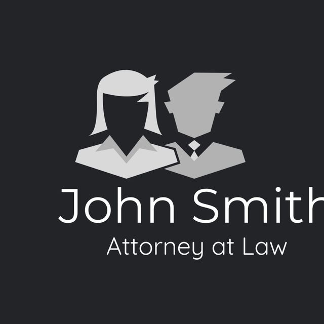 Minimalist Attorney Branding Illustration with Gender-Neutral Icons - Download Free Stock Templates Pikwizard.com