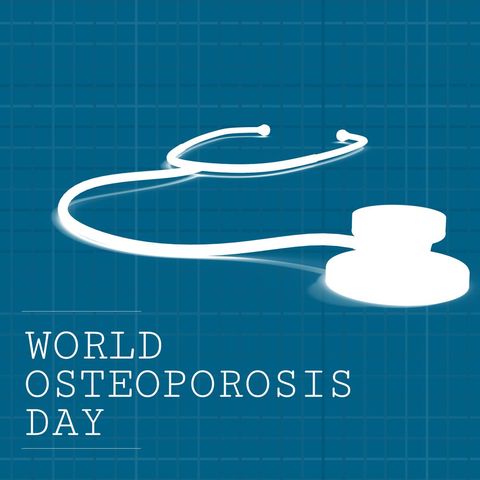 world osteoporosis day design with stethoscope and text - Download Free Stock Templates Pikwizard.com