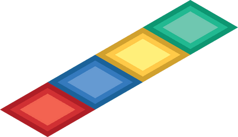 colorful geometric blocks on transparent background - Download Free Stock Videos Pikwizard.com