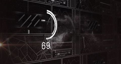 Futuristic Interface with Data Analytics Over Globe - Download Free Stock Images Pikwizard.com