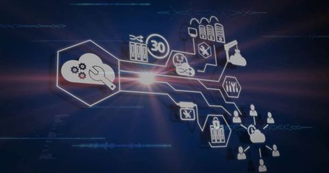 Cloud Workflow and Digital Network Overlay Concept