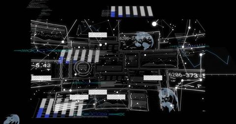 Innovative virtual data dashboard with interface displays