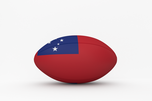 Samoa Rugby Ball Isolated with Transparent Background - Download Free Stock Videos Pikwizard.com