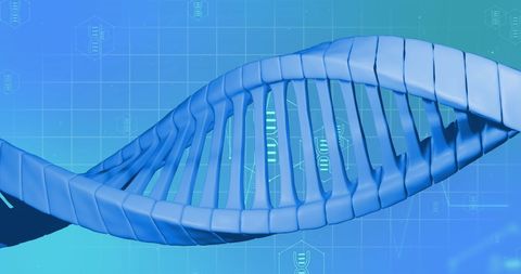 DNA Strand on Digital Medical Interface - Download Free Stock Images Pikwizard.com
