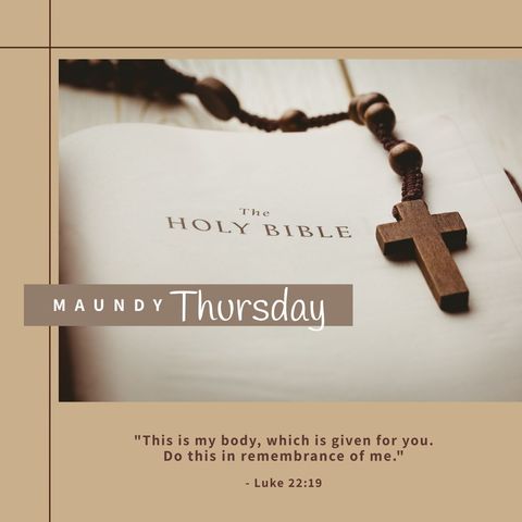 maundy thursday gospel bible theme - Download Free Stock Templates Pikwizard.com