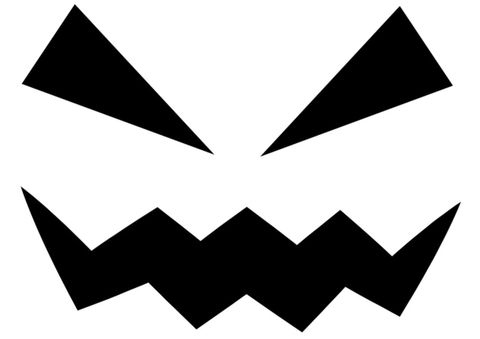 simple halloween jack-o'-lantern face design - Download Free Stock Templates Pikwizard.com