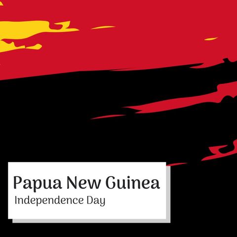 papua new guinea independence day celebration design - Download Free Stock Templates Pikwizard.com