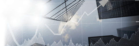Transparent Financial Graphs Overlapping City Skyscrapers Sky - Download Free Stock Videos Pikwizard.com