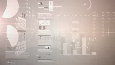 Digital Data Analytics Information Processing Interface Concept