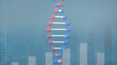 DNA Strand Animation with Data Interface