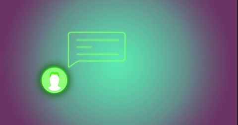 Abstract Social Media Communication Concept Illustration - Download Free Stock Images Pikwizard.com
