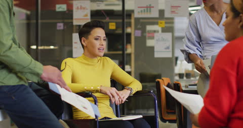 Diverse Business Meeting at Modern Office Setting