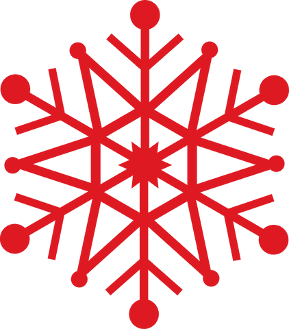 Bright Red Snowflake Silhouette on Transparent Background - Download Free Stock Videos Pikwizard.com