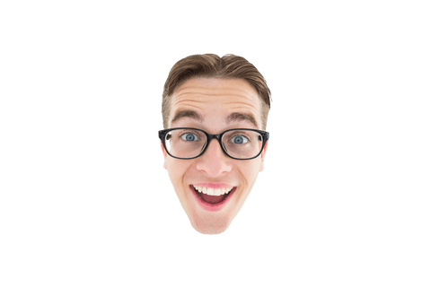 Happy Caucasian Man with Glasses Smiling on Transparent Background - Download Free Stock Videos Pikwizard.com