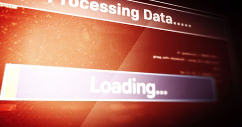 Data Processing on Digital Screen Interface - Download Free Stock Images Pikwizard.com