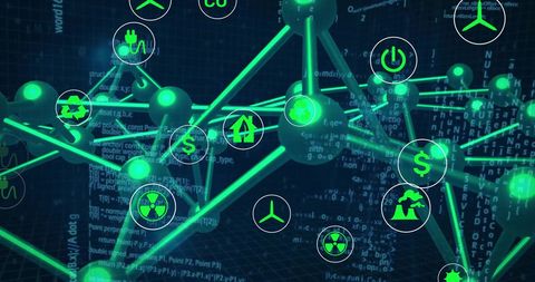 digital network of eco-friendly technology and data connections - Download Free Stock Images Pikwizard.com