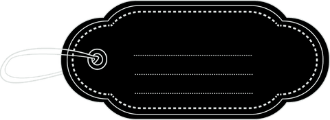 Elegant Black Tag Label with Copy Space on Transparent Background - Download Free Stock Videos Pikwizard.com