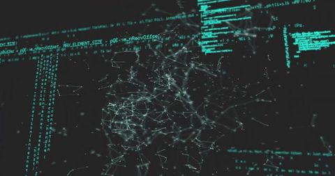 Futuristic Network Connections Over Digital Data Flow - Download Free Stock Images Pikwizard.com