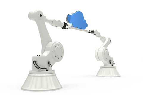 Robotic Arms Holding Cloud Server on Transparent Background - Download Free Stock Videos Pikwizard.com