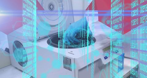 Innovative Science and Technology in Modern Laboratory Digital Interface - Download Free Stock Images Pikwizard.com