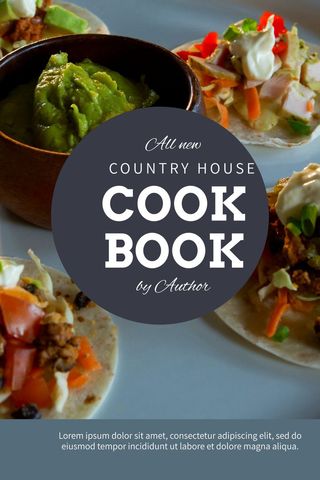 rustic tacos and guacamole culinary collection cover - Download Free Stock Templates Pikwizard.com