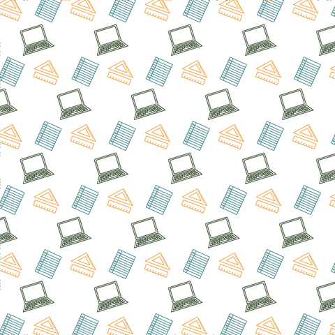 Digital Seamless Pattern with Transparent Shapes and Laptops - Download Free Stock Videos Pikwizard.com