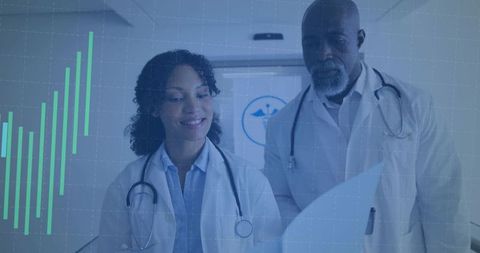 Doctors Collaborating on Patient Diagnostics in Hospital