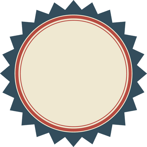 round emblem with stars border on transparent background - Download Free Stock Videos Pikwizard.com
